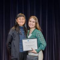 Aleksandra and a professor